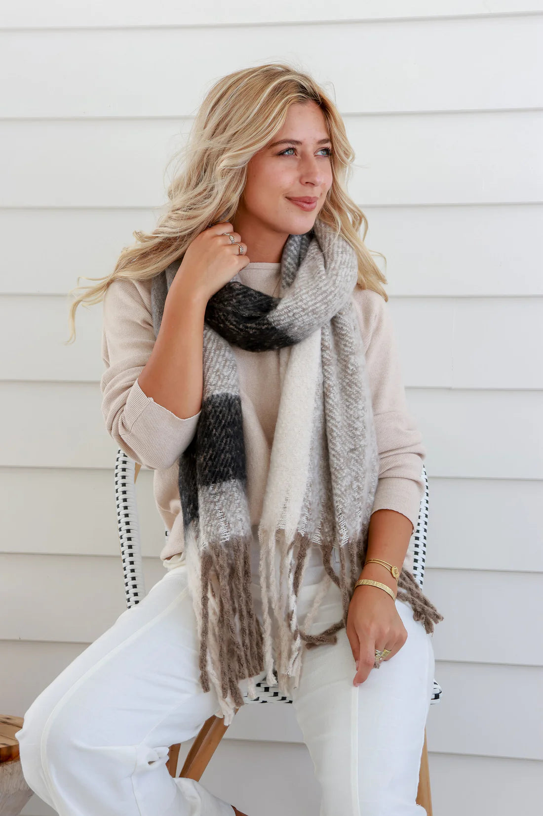 Free Spirit Wrap Scarf | Natural