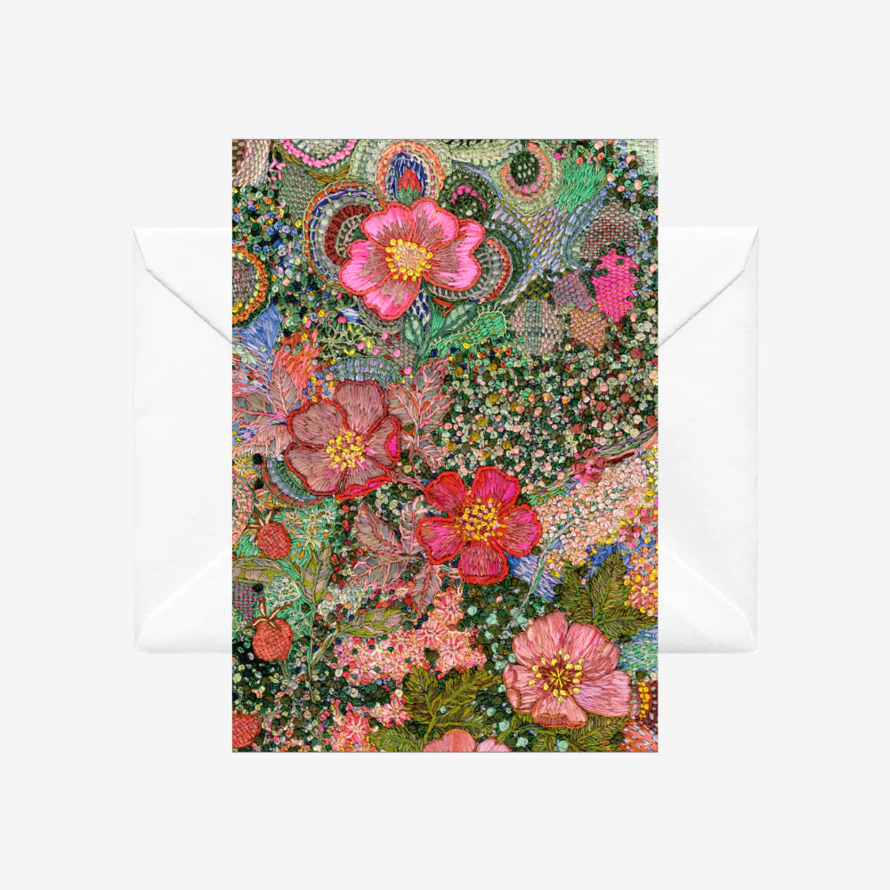 Fleur Woods Card | Wild Roses