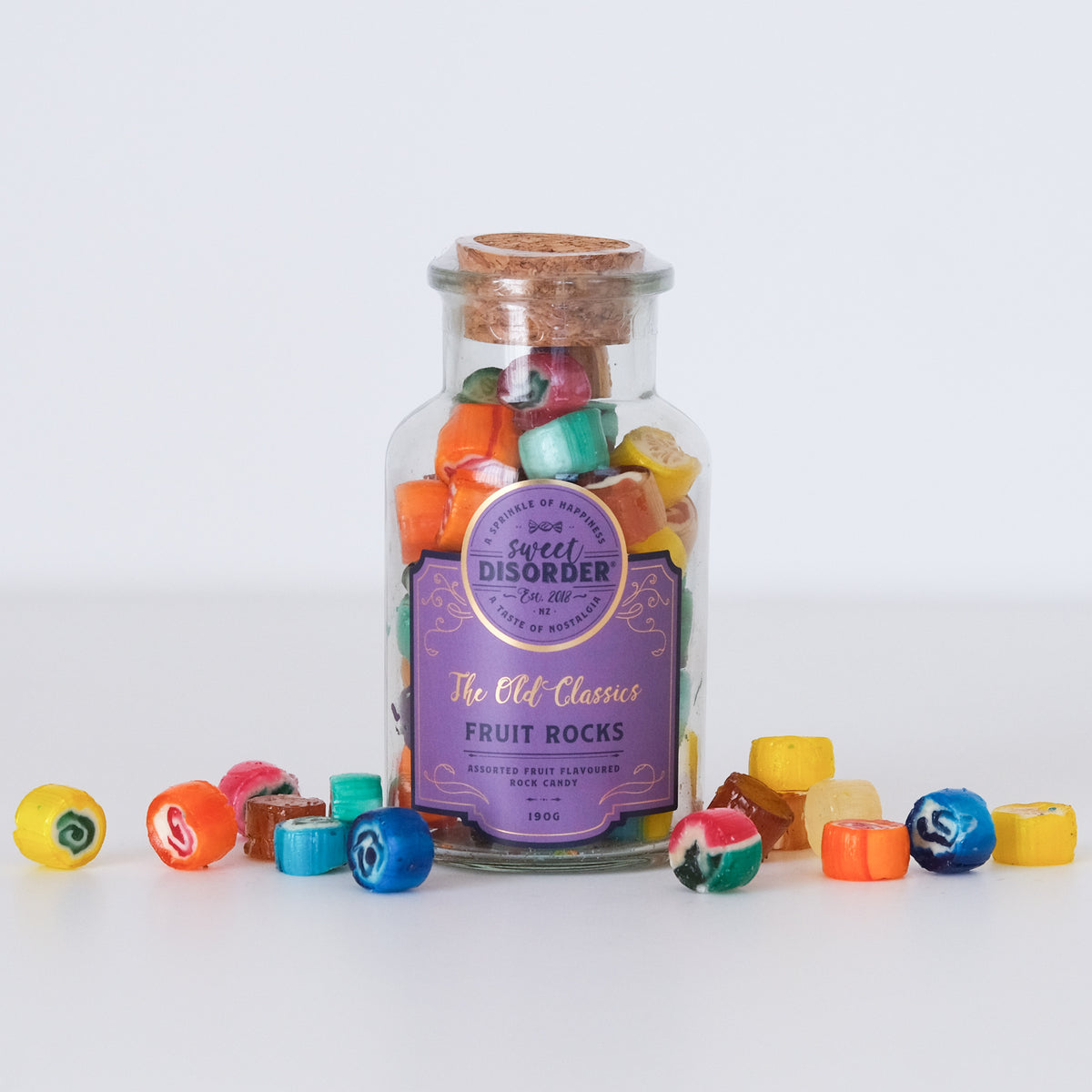 Sweet Disorder Jar - Old Classics Fruit Rocks