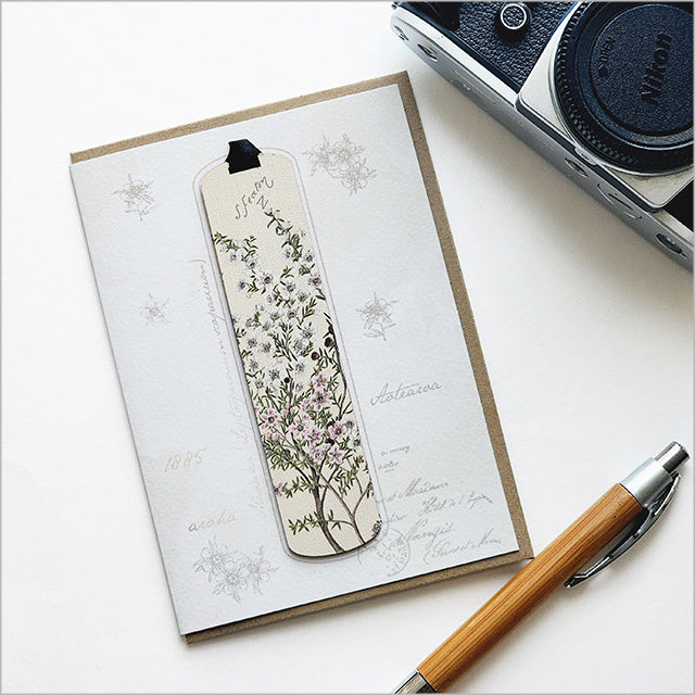 Crystal Ashley Bookmark Greeting Card - Manuka