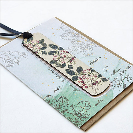 Crystal Ashley Bookmark Greeting Card - Puriri