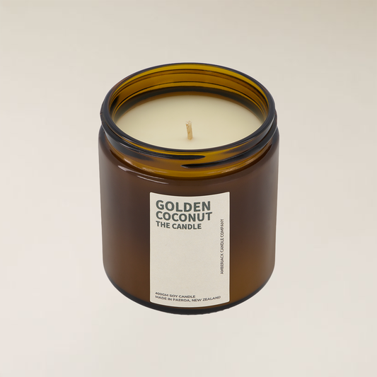 Amberjack Large Soy Candle - Golden Coconut