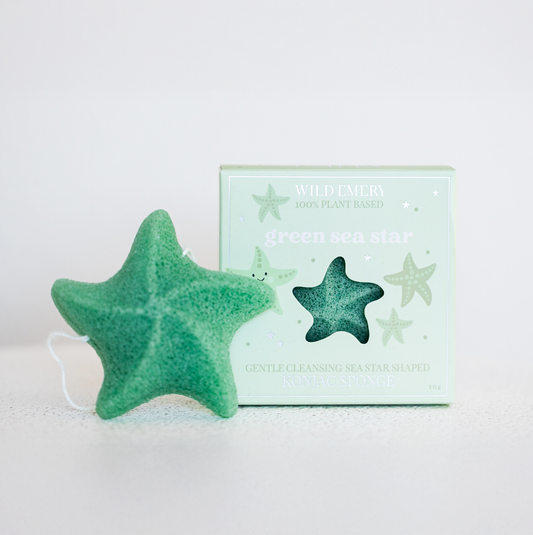 Wild Emery Kids Collection Star Shape Konjac Sponge