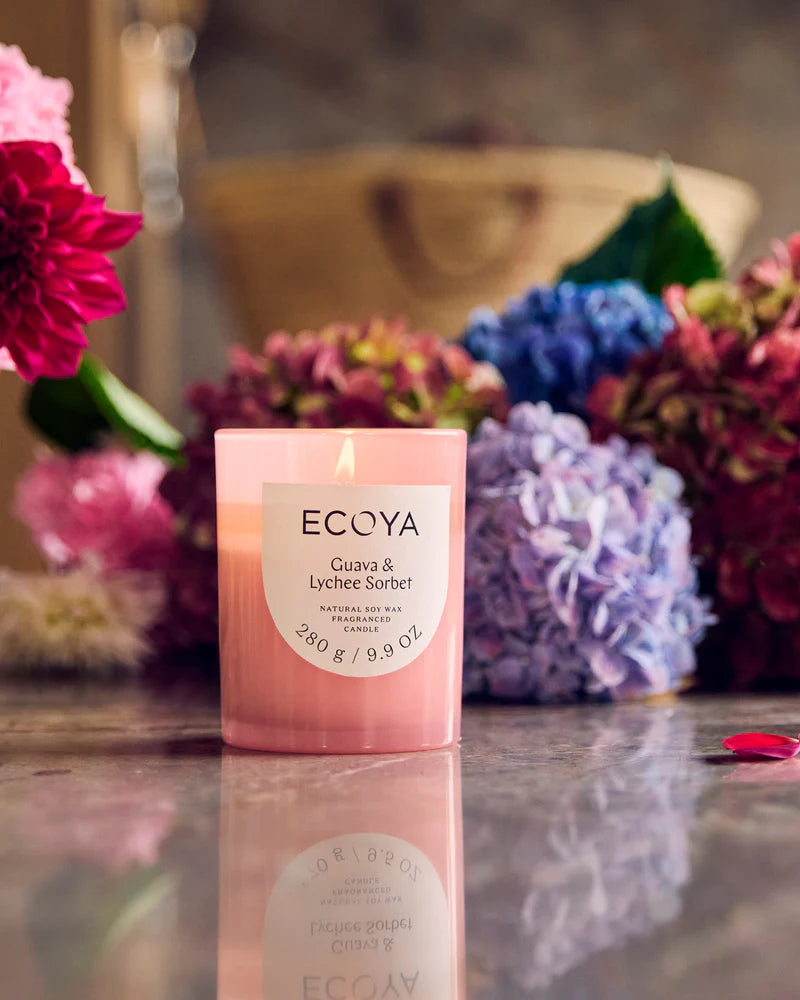 ECOYA Guava & Lychee Sorbet Metro Candle