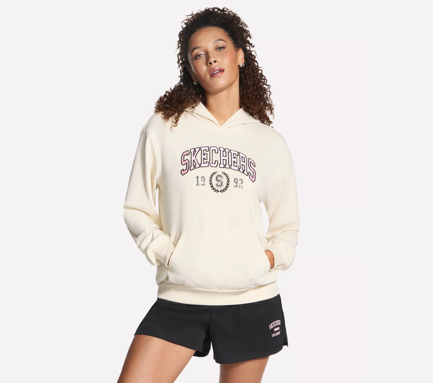 Skechers Varsity Hoodie | Pebble