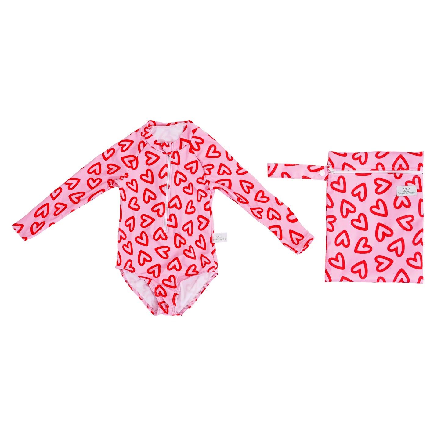 Bear & Moo Harper Swimsuit - Heart to Heart