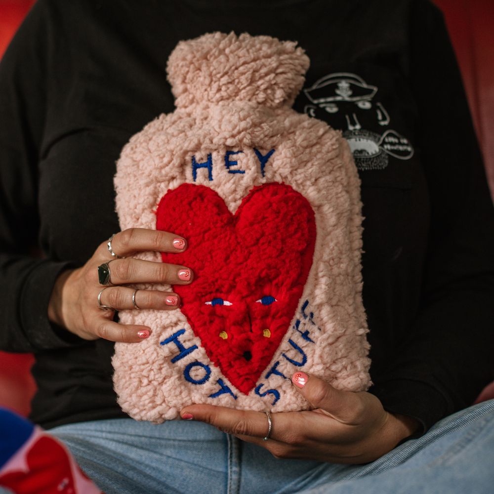 Studio Soph Hot Water Bottle | Hey Hot Stuff