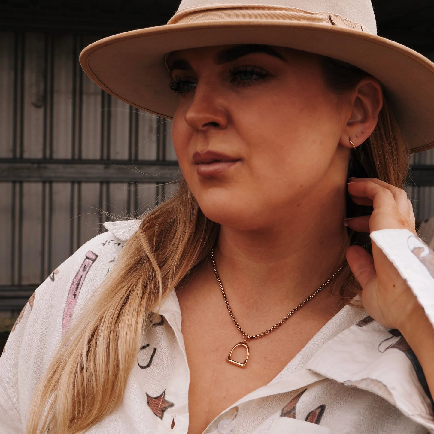 Katy B Stirrup Necklace