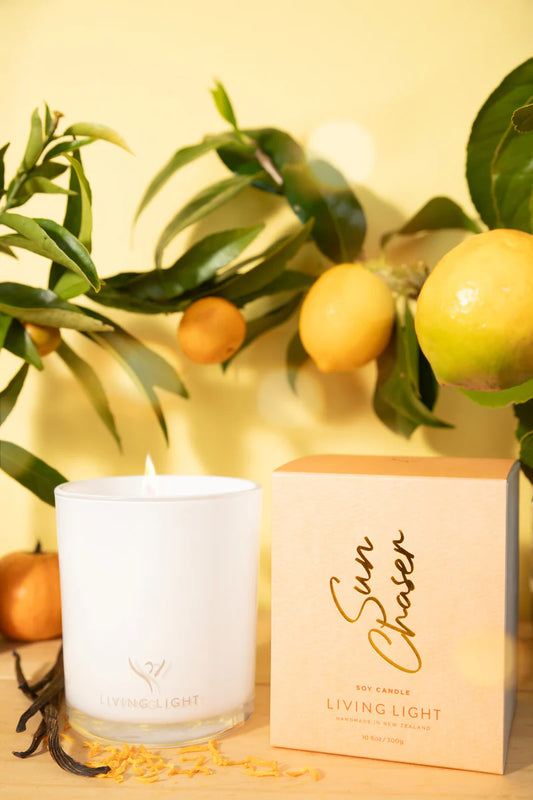 Living Light Large Soy Candle - Sun Chaser
