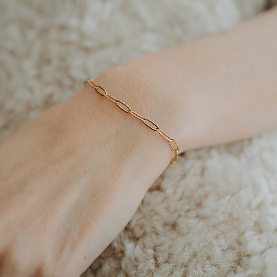Katy B Large Paperclip Chain Bracelet