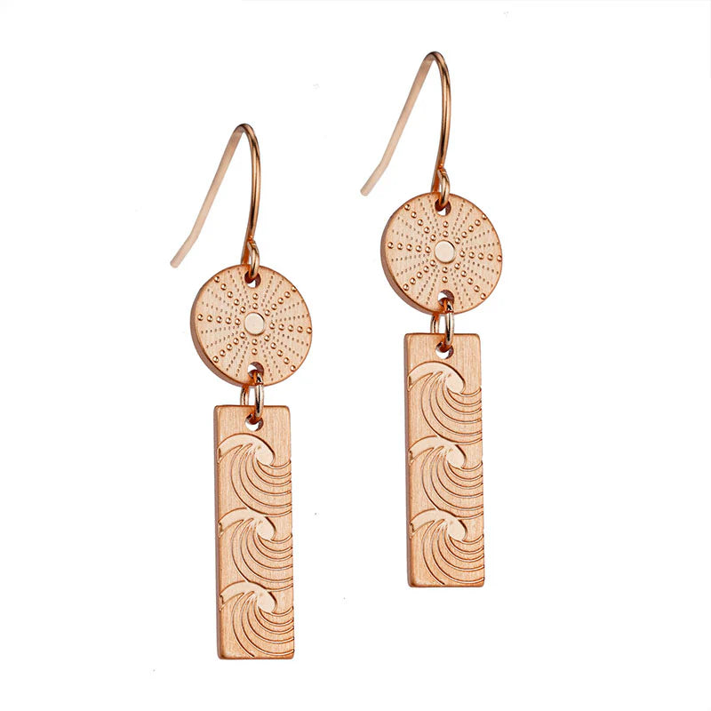Little Taonga Kina & Moana Pendant Earrings