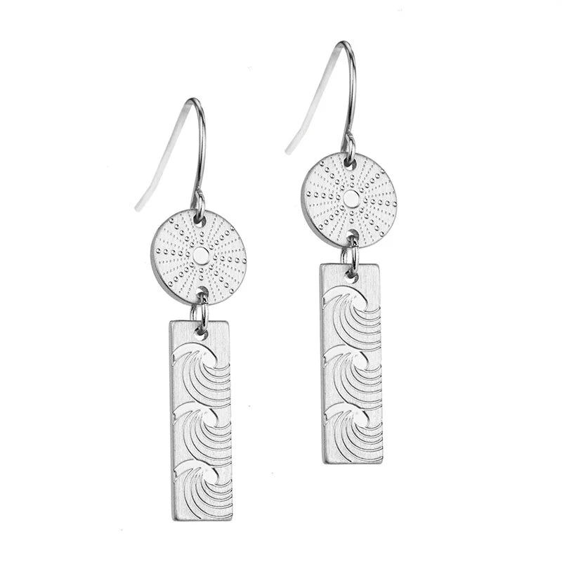 Little Taonga Kina & Moana Pendant Earrings