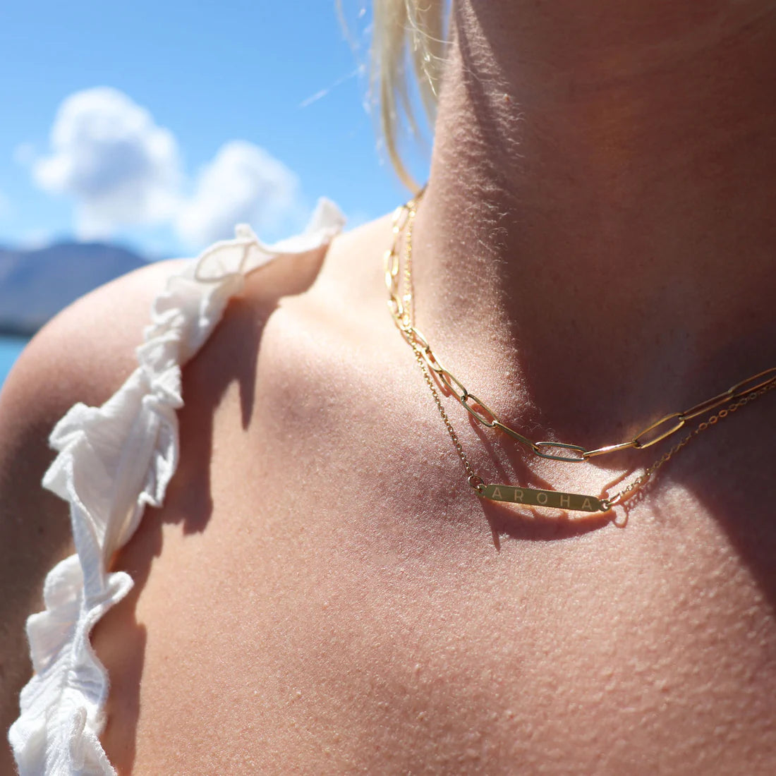 Little Taonga Double Chain Necklace | Aroha