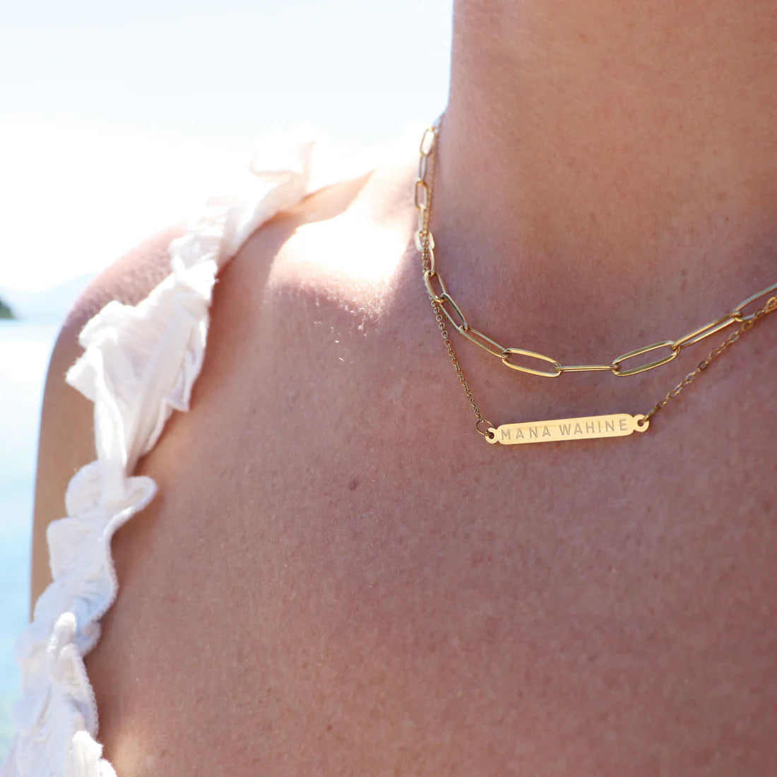 Little Taonga Double Chain Necklace | Mana Wahine