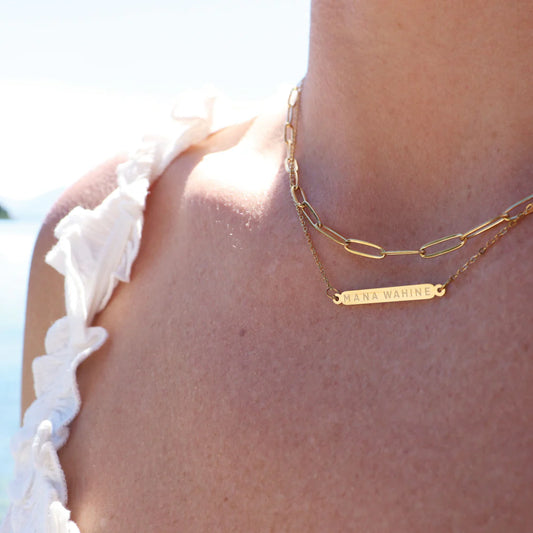 Little Taonga Double Chain Necklace | Mana Wahine