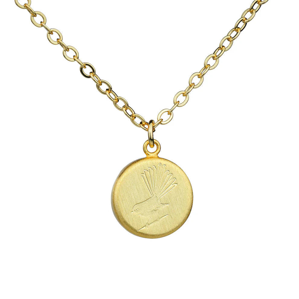 Little Taonga Round Fantail | Necklace or Earrings