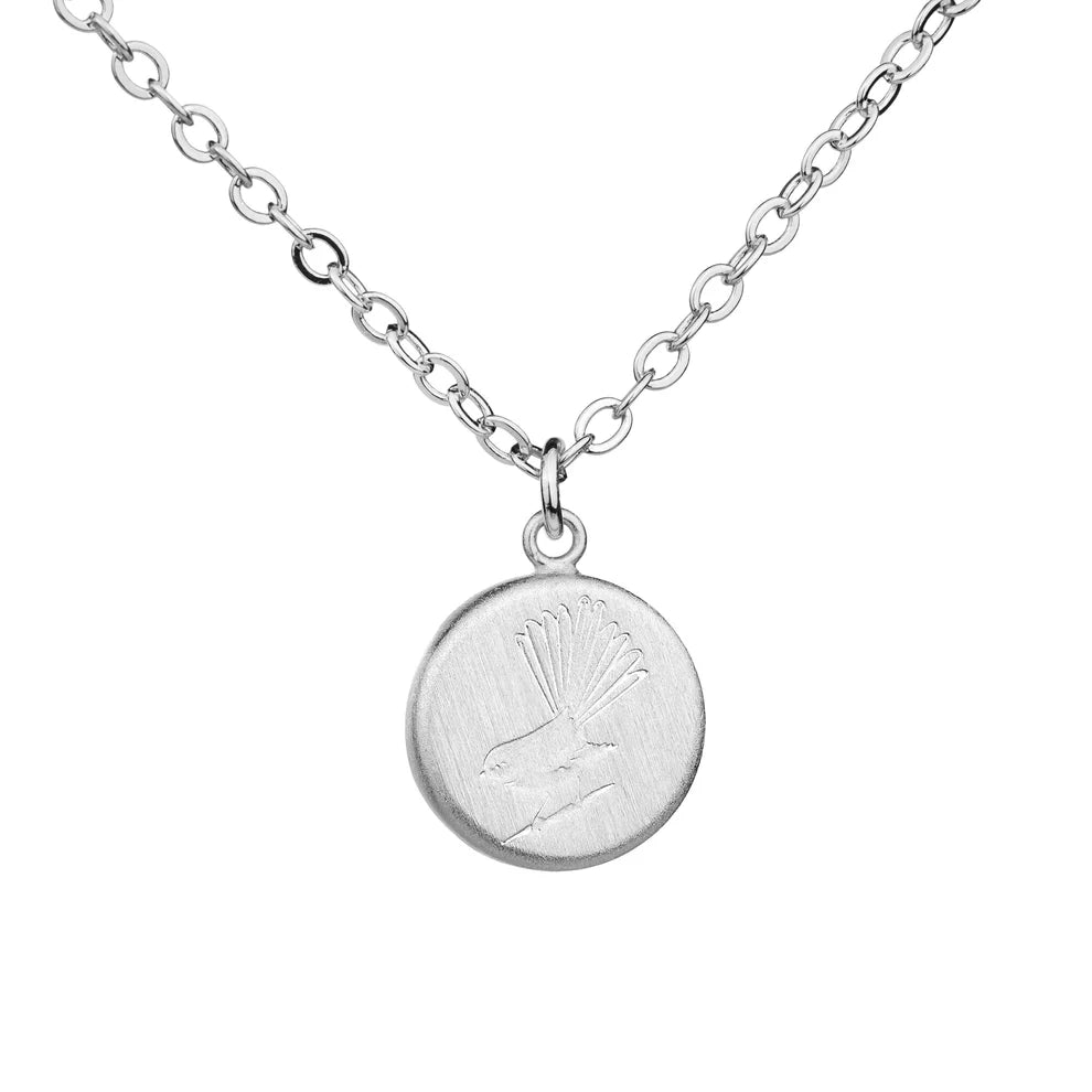 Little Taonga Round Fantail | Necklace or Earrings