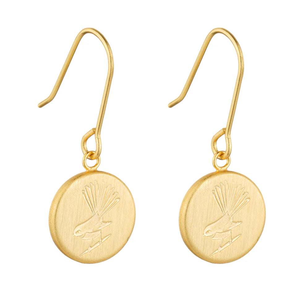 Little Taonga Round Fantail | Necklace or Earrings