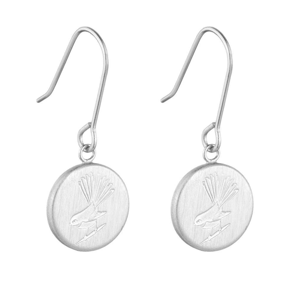 Little Taonga Round Fantail | Necklace or Earrings