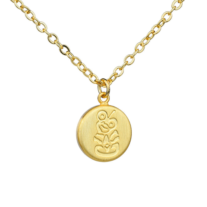 Little Taonga Round Tiki | Necklace or Earrings