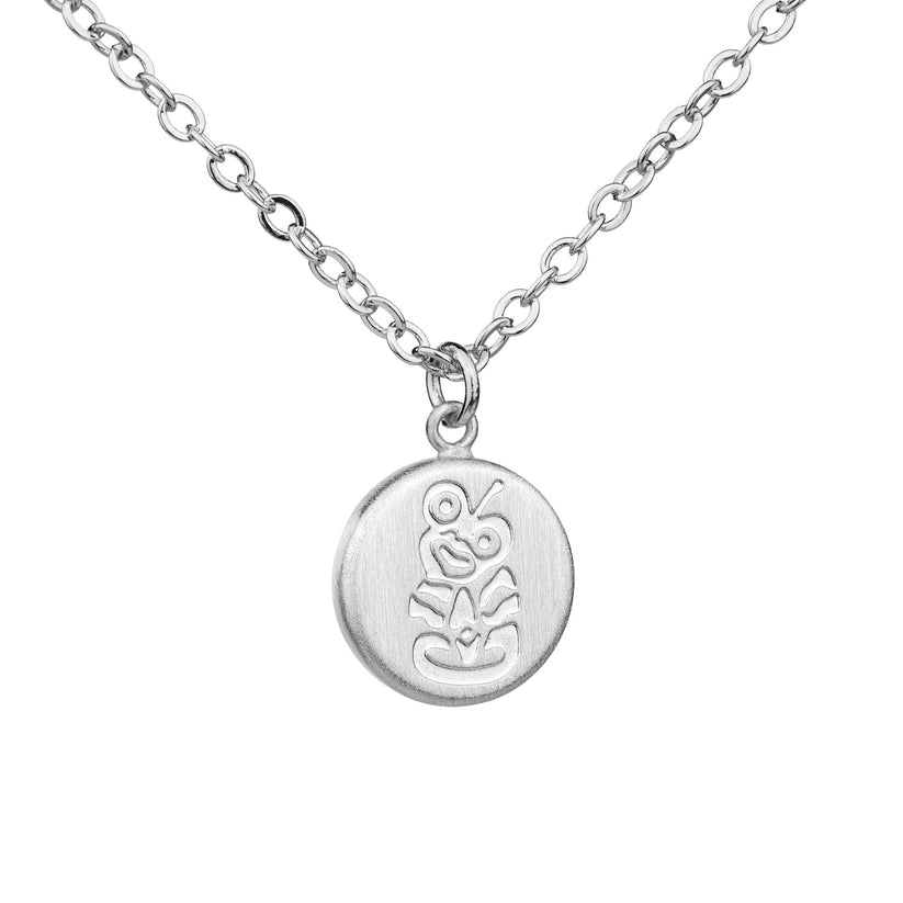 Little Taonga Round Tiki | Necklace or Earrings