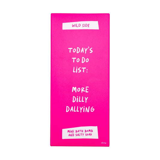 Wild Side Mini Bath Bomb & Salty Soak | TODAY'S TO DO LIST: MORE DILLY DALLYING