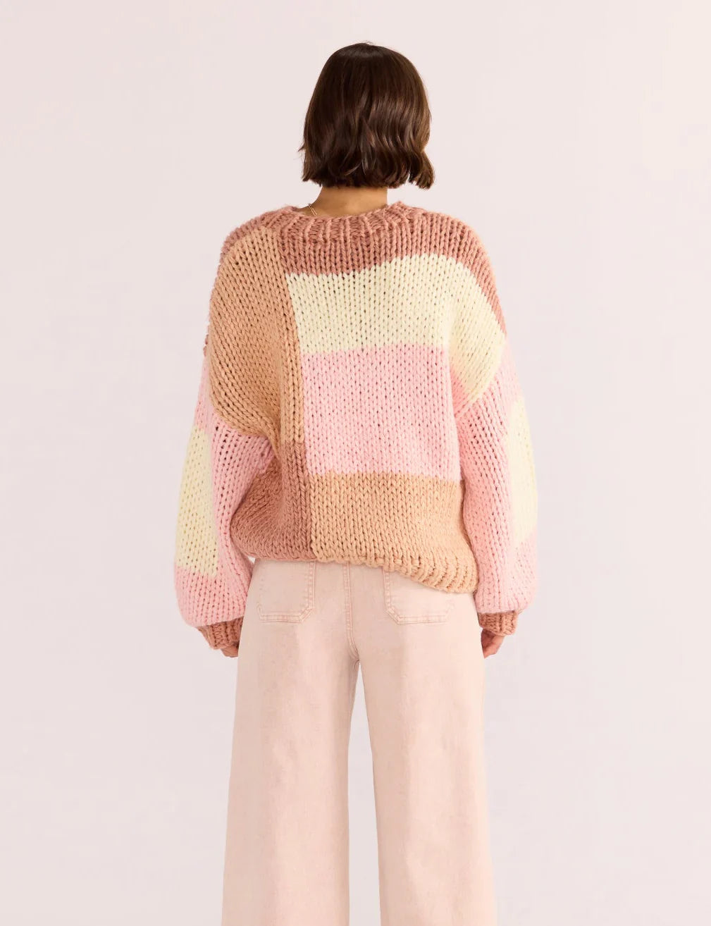 Mink Pink Marcella Colour Block Sweater