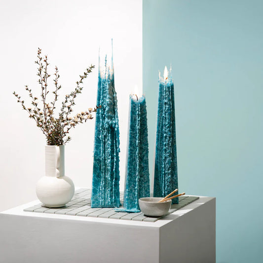 Living Light Icicle Candle - Ocean Sage