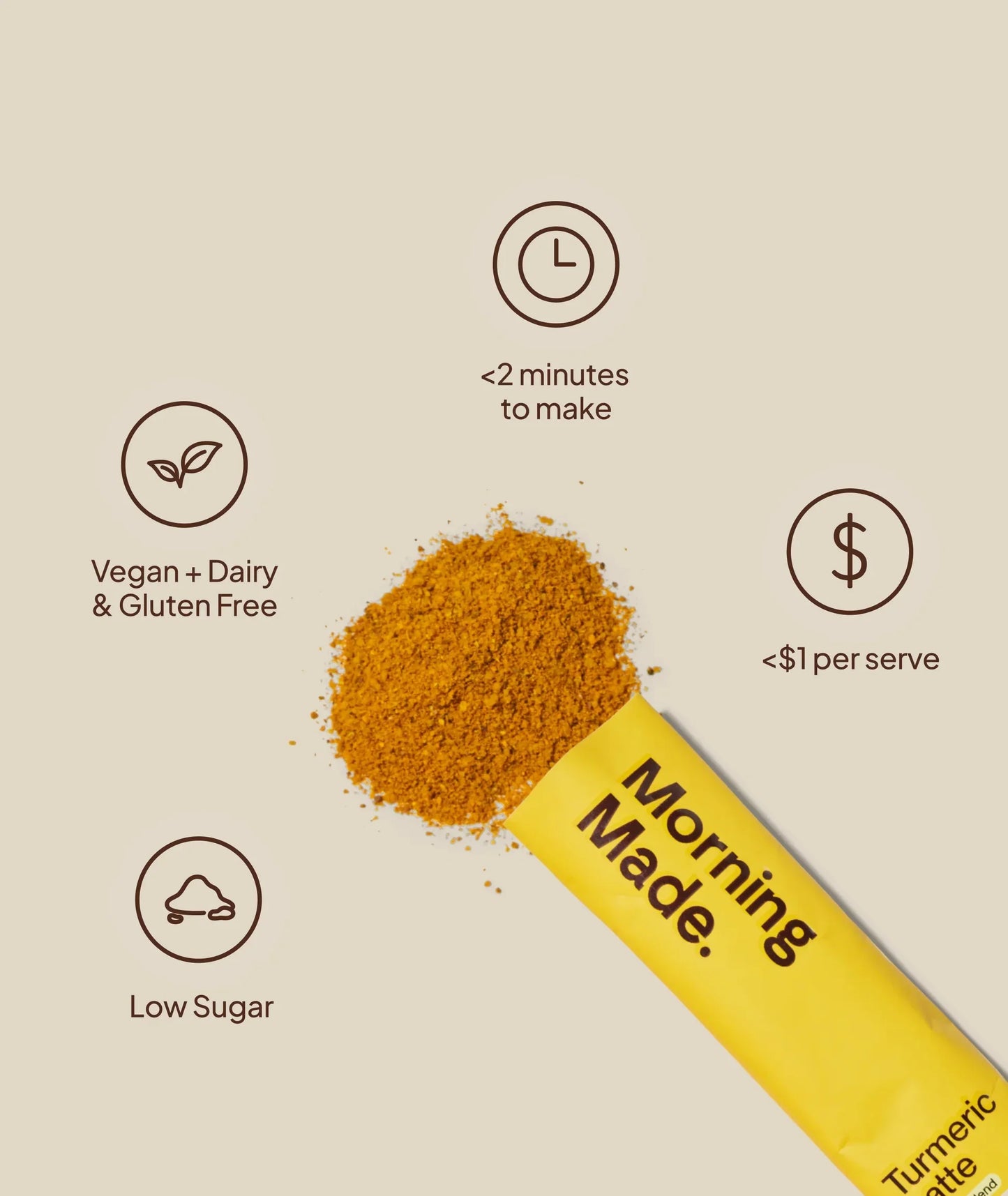 Morning Made Original Turmeric Latte | 10 Pack