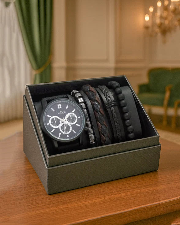 Men's Republic Watch & Bracelet Gift Set