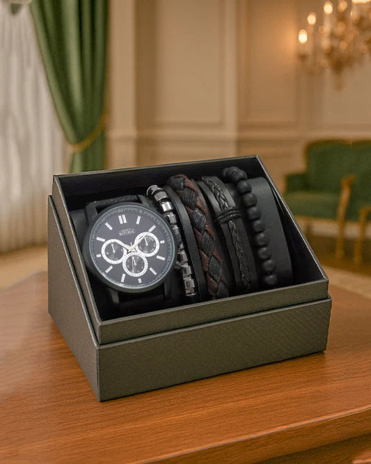 Men's Republic Watch & Bracelet Gift Set