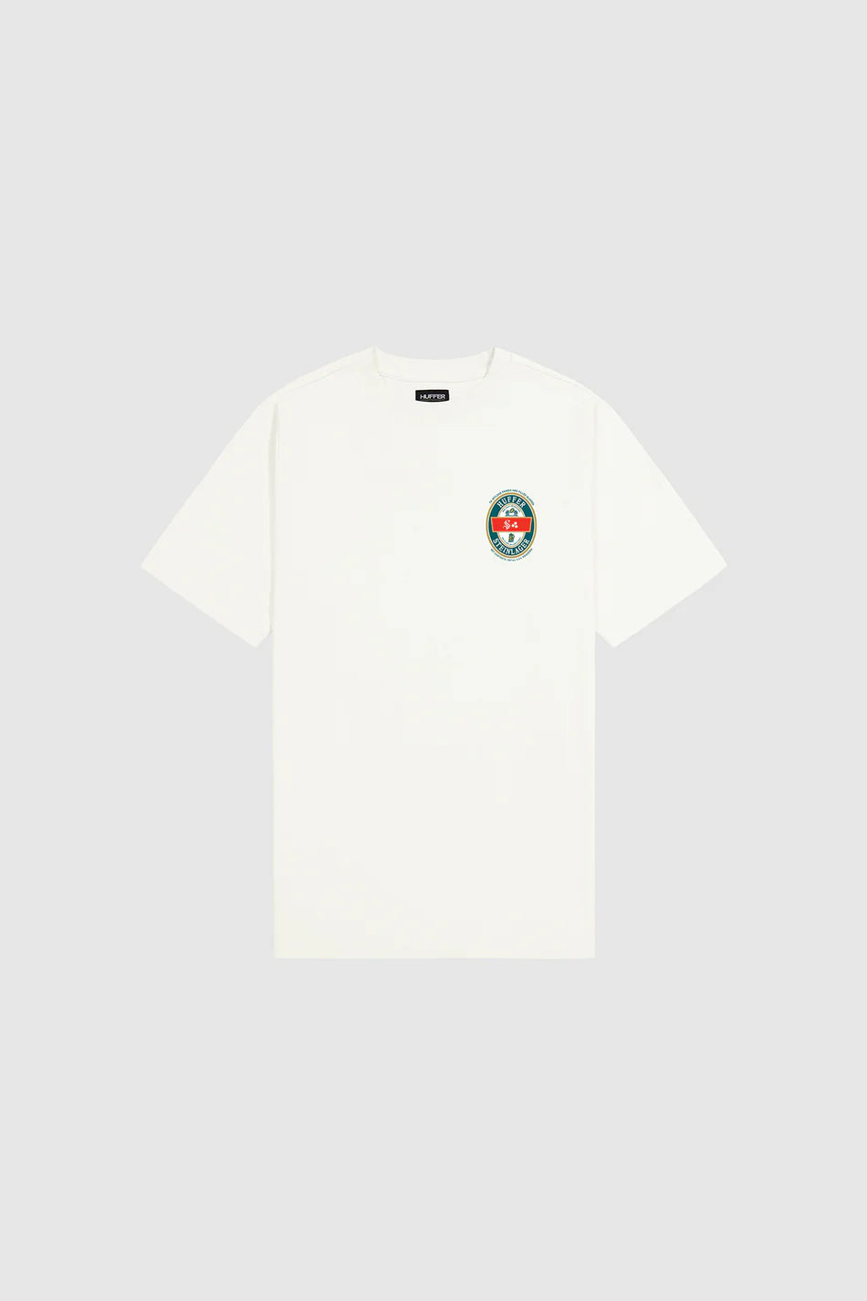 Huffer Mens Steinlager Sup Tee Offload | Chalk