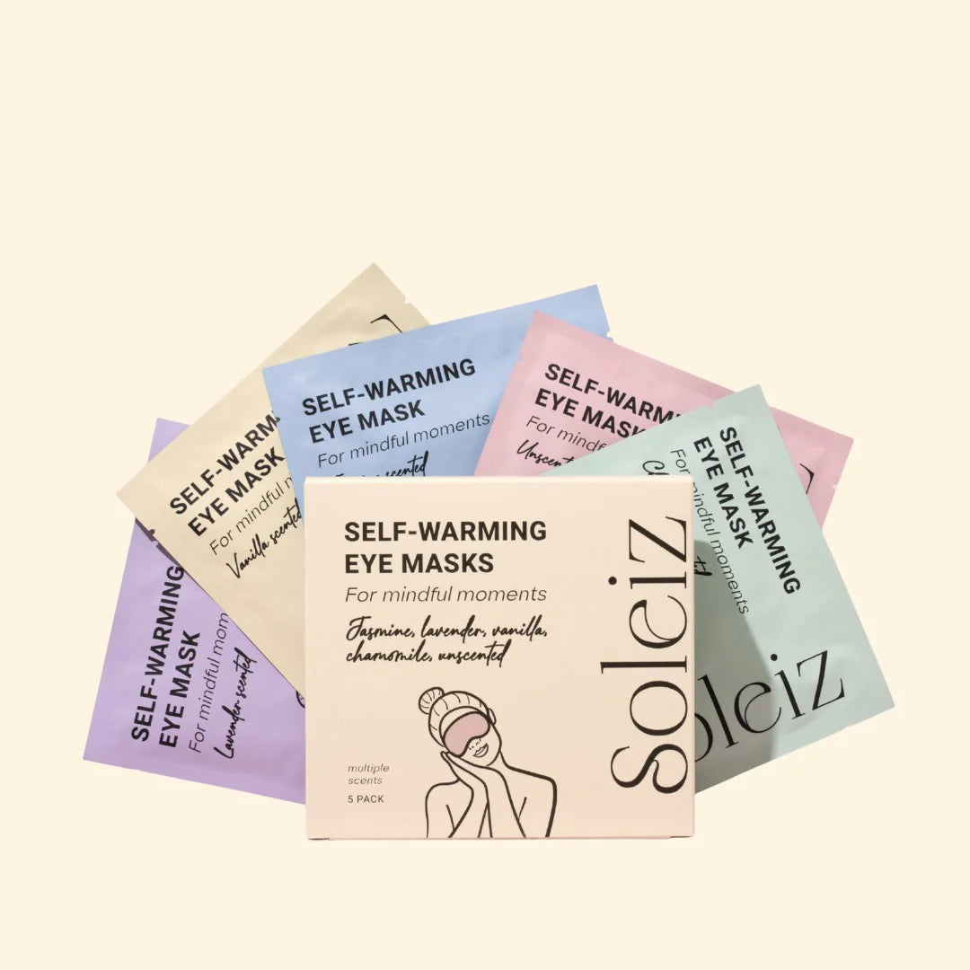 Soleiz Self-Warming Eye Masks Mixed Scent (Box of 5)