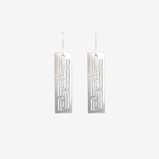 Nichola Earrings - Whakarare | Silver or Yellow