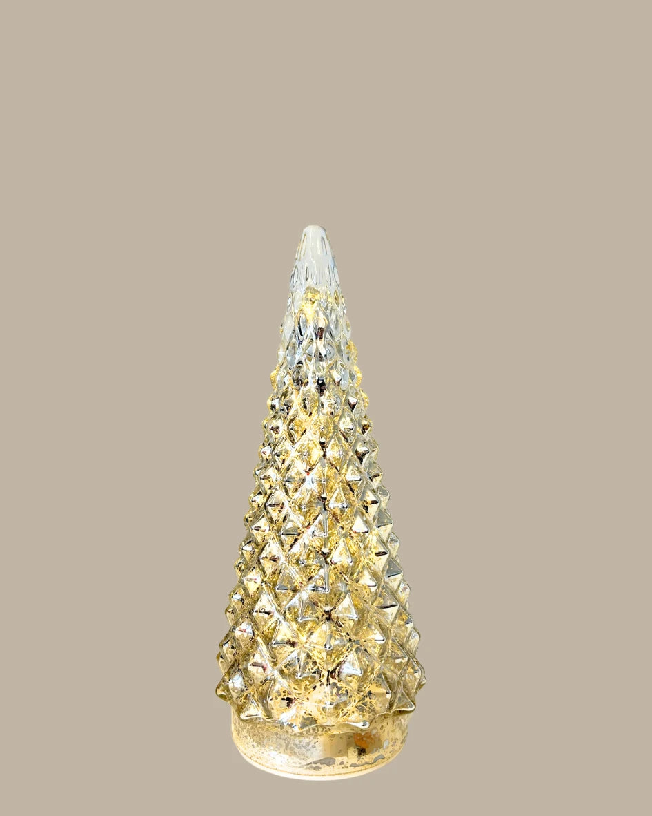Stellar Lights Glass Pinecone Tree | 2 Sizes