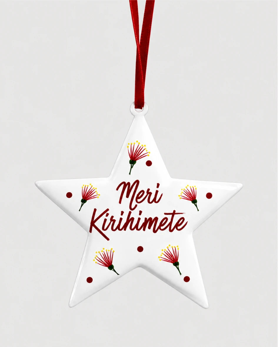 Stellar Lights Meri Kirihimete Star Decoration