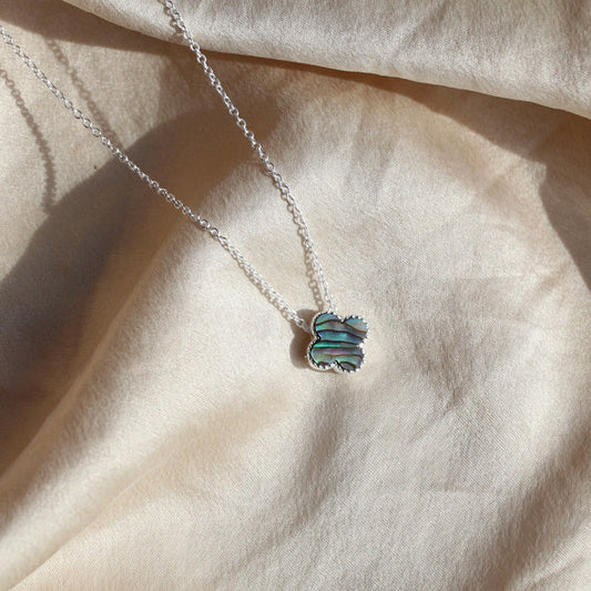 Little Taonga Paua Clover Necklace