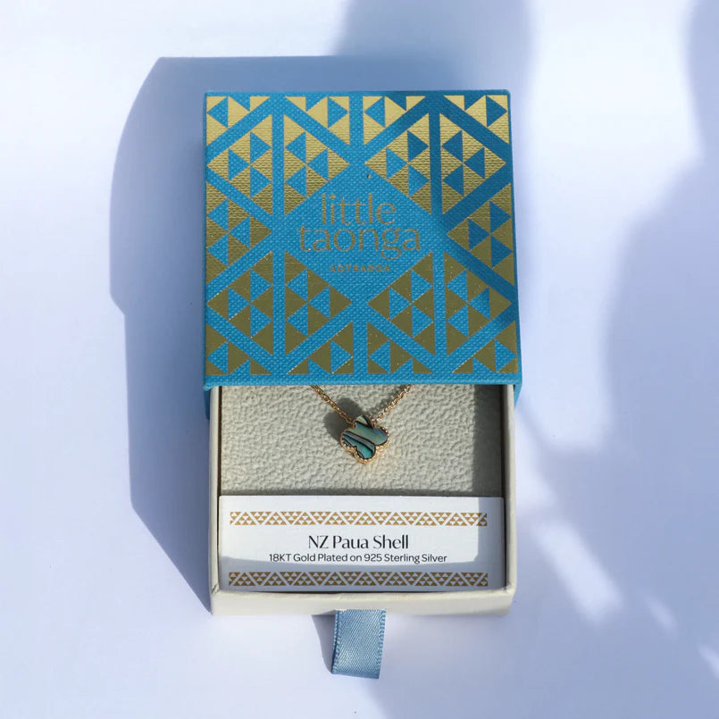 Little Taonga Paua Clover Necklace