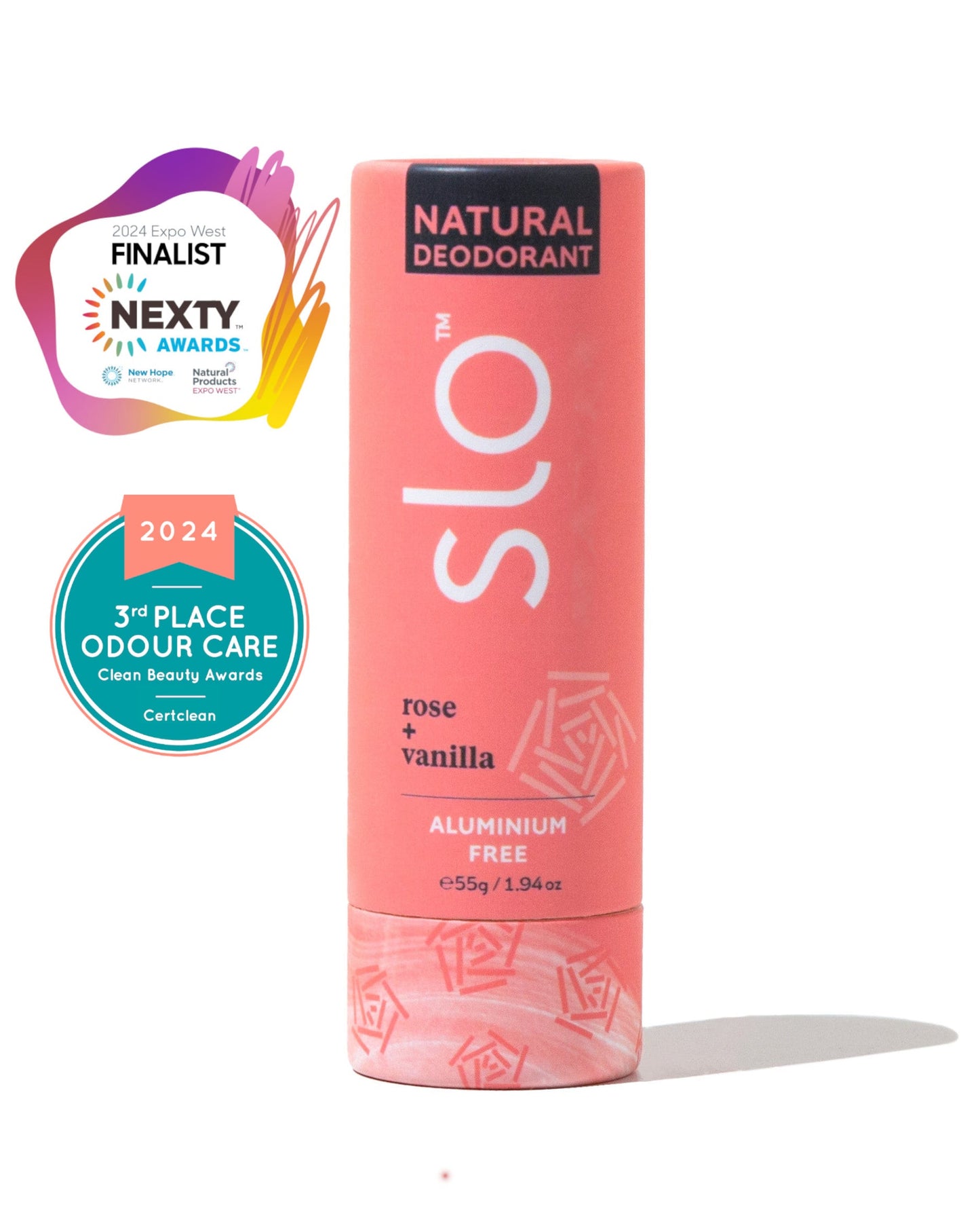 Slo Natural Deodorant | Rose + Vanilla