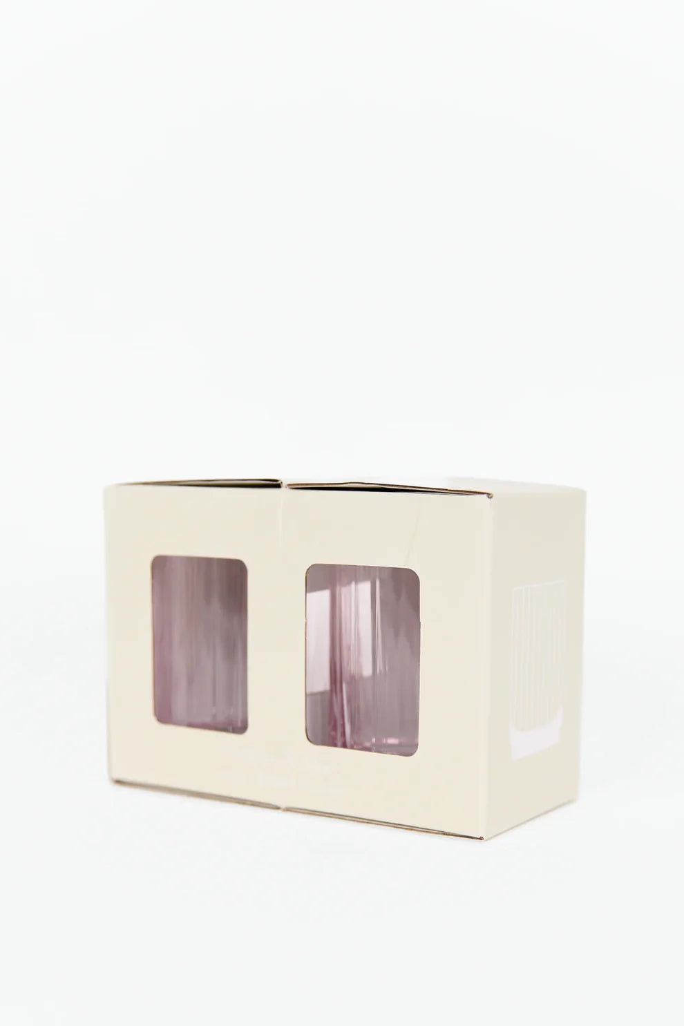 Willow & Mae Ribbed Tumblers | Pale Pink