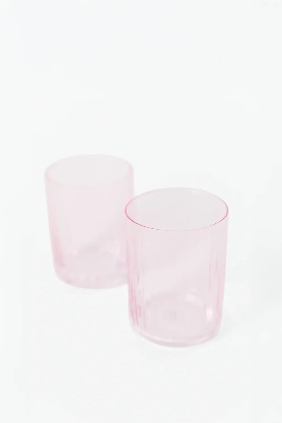 Willow & Mae Ribbed Tumblers | Pale Pink