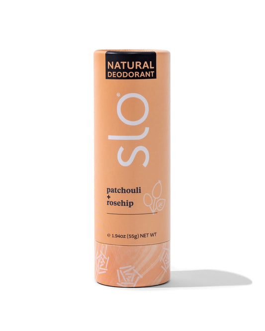 Slo Natural Deodorant | Patchouli + Rose