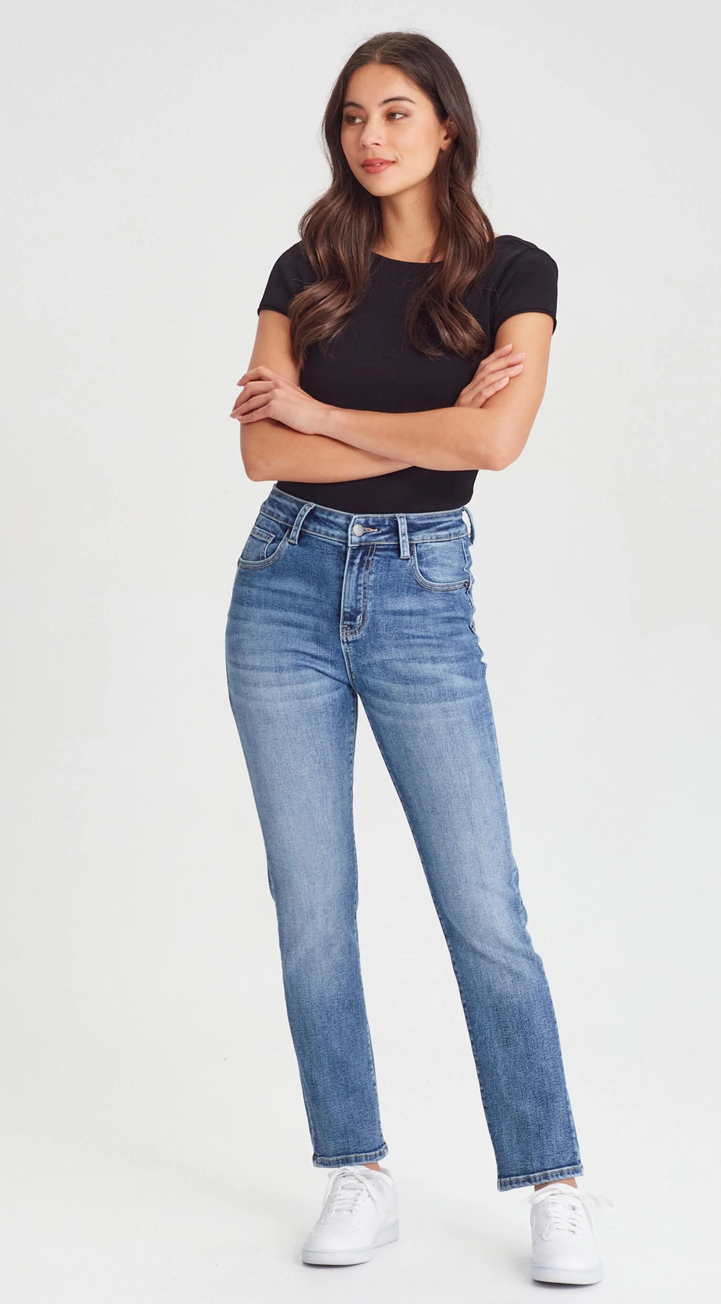 Junkfood Peachy Pushup Denim Jean | Blue