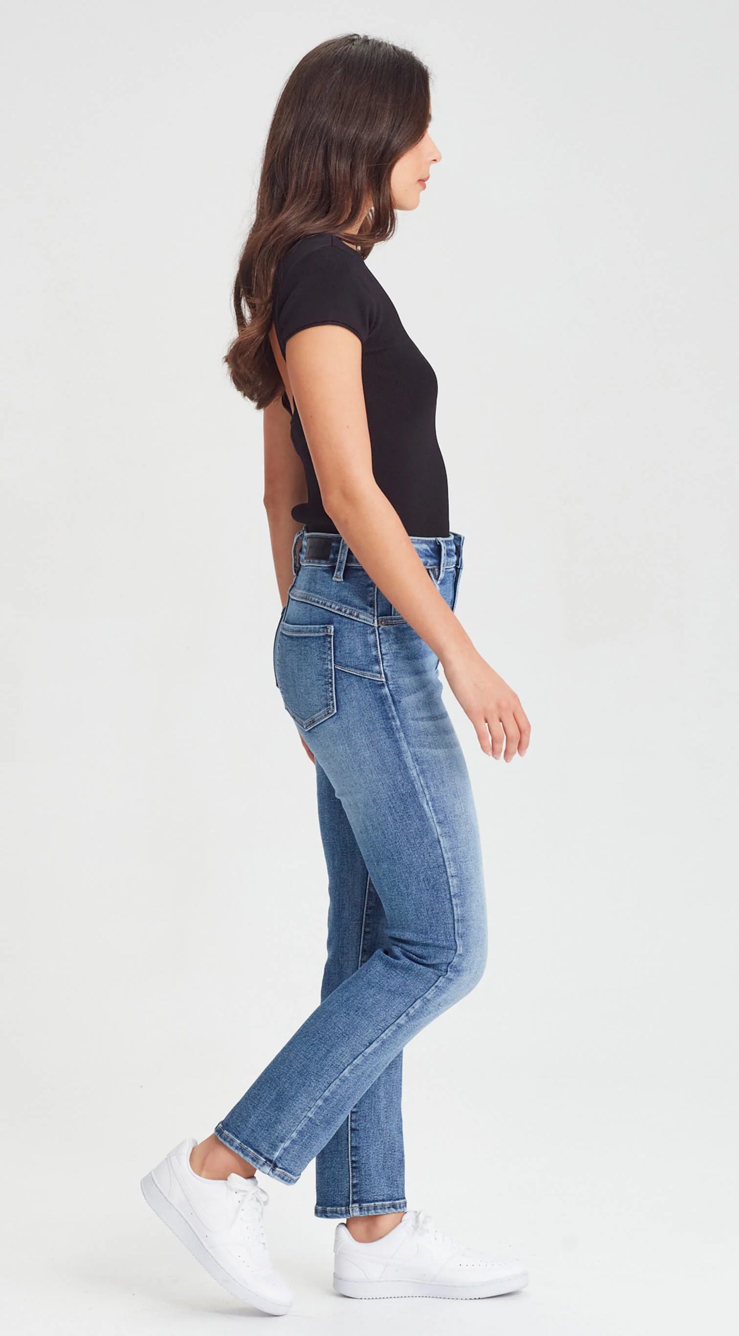 Junkfood Peachy Pushup Denim Jean | Blue