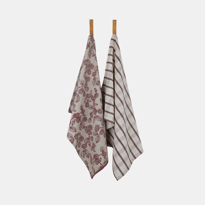Raine & Humble Berry Tea Towel Set of 2