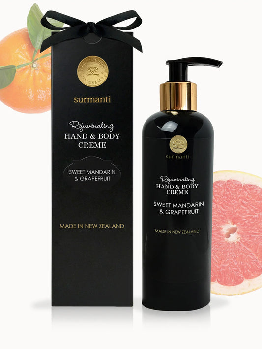 Surmanti Hand and Body Creme 300ml - Sweet Mandarin and Grapefruit