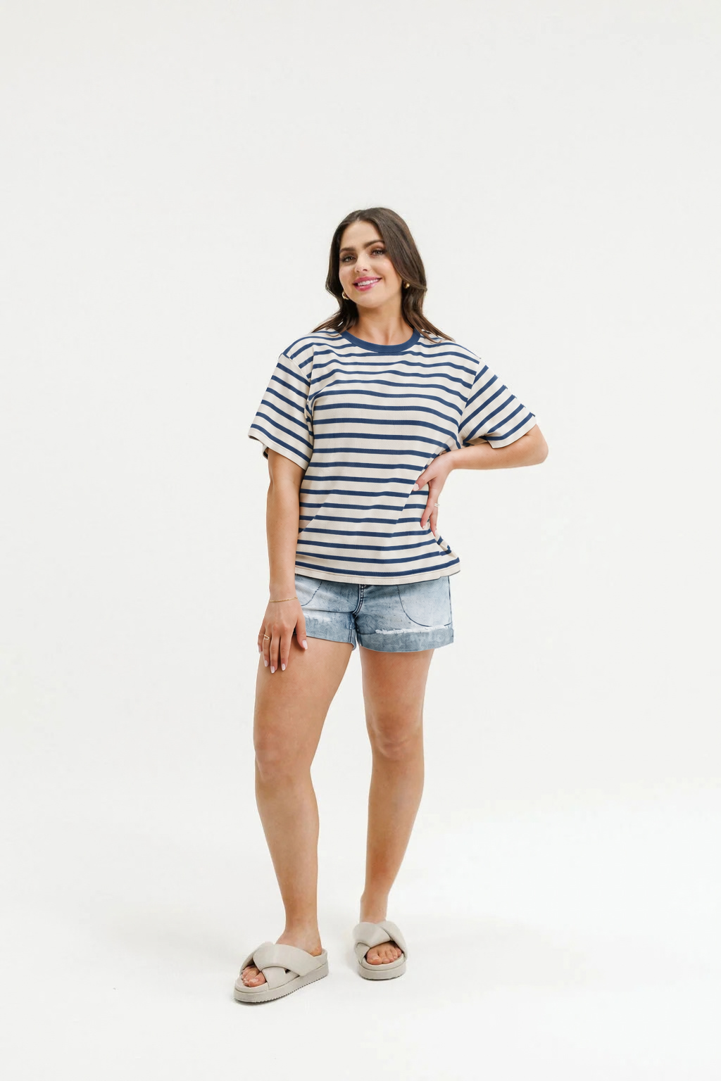 Homelee Rony Tee | Off Duty Stripes