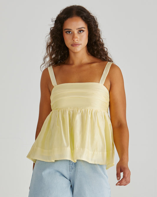 Sass Della Top | Yellow