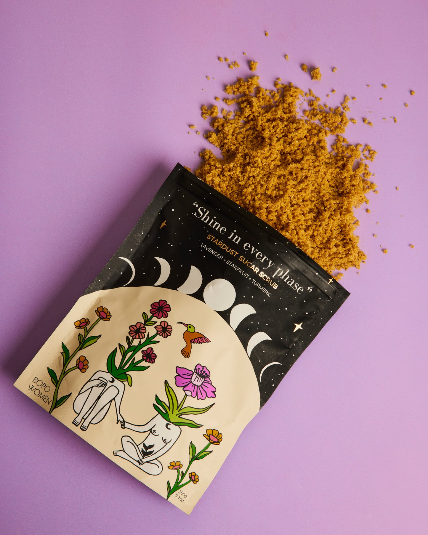 Bopo Women Sugar Scrub 200g | Stardust