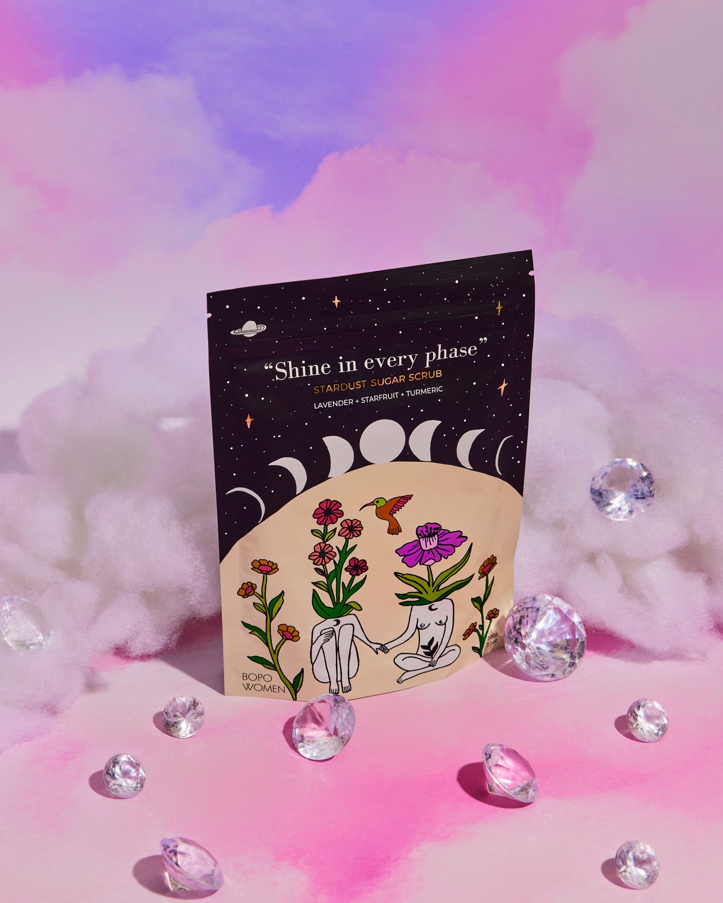 Bopo Women Sugar Scrub 200g | Stardust